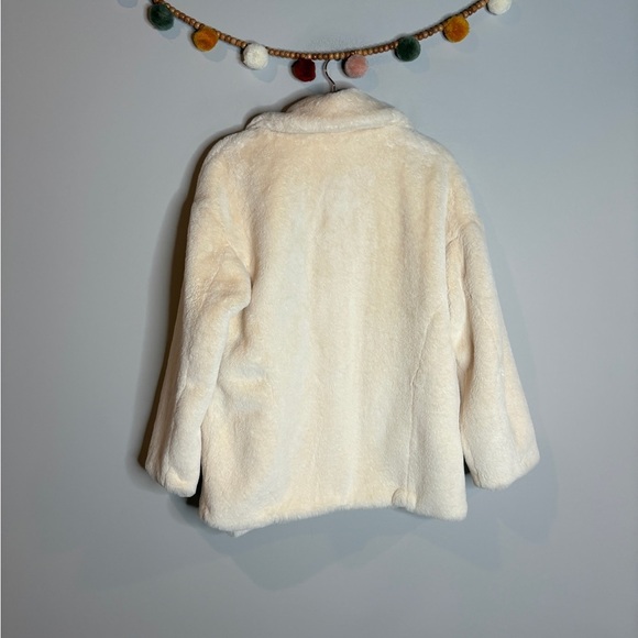 Free People Kate Solid Faux Fur Ivory coat - Picture 6 of 6